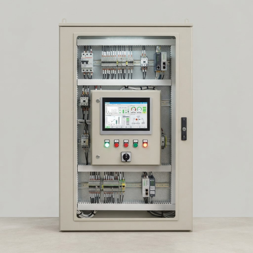 Cuadro eléctrico inteligente SSENDEN 4.0 · Retrofit HMI + conectividad