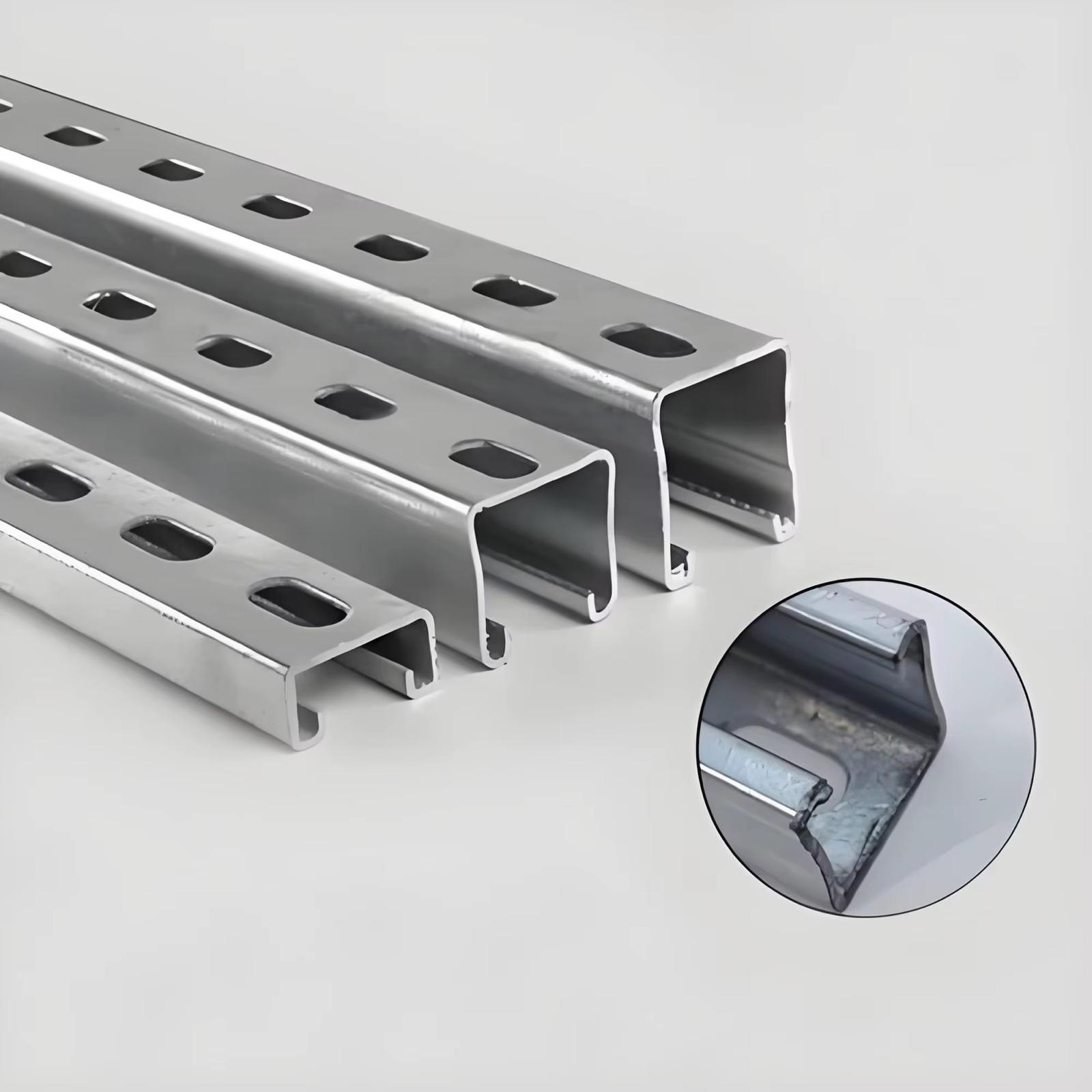 Carril galvanizado 30×30