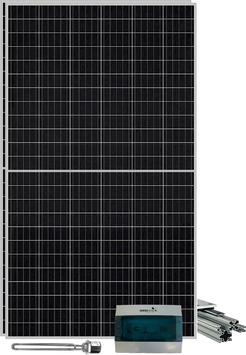 Kit de generación fototérmica SIEBEN 8 de 4.280 Wp 230 V cubierta plana/ inclinada