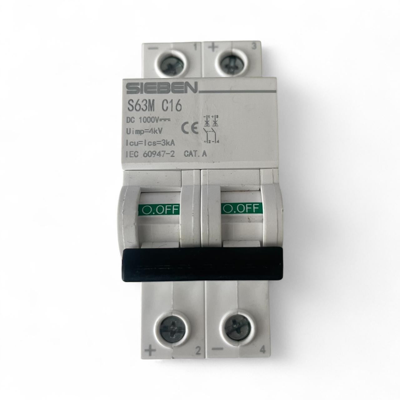 Magnetotérmico de Corriente Continua (DC) para Instalaciones Fotovoltaicas