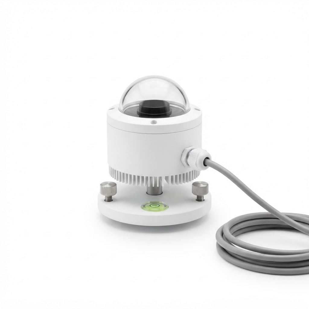 Piranómetro de irradiancia solar para piscina