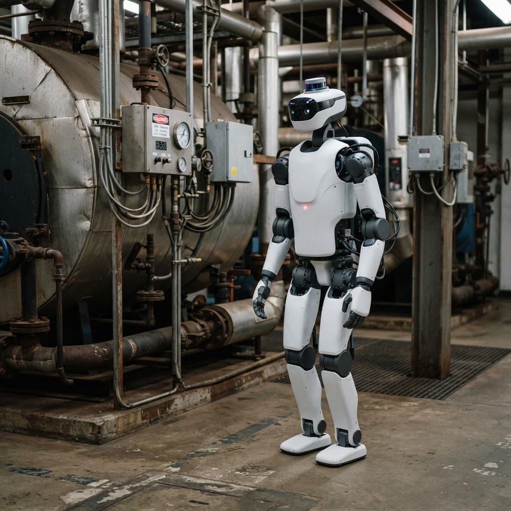 SSENDEN Cuántico CQ-1 · Robot inspector de sala