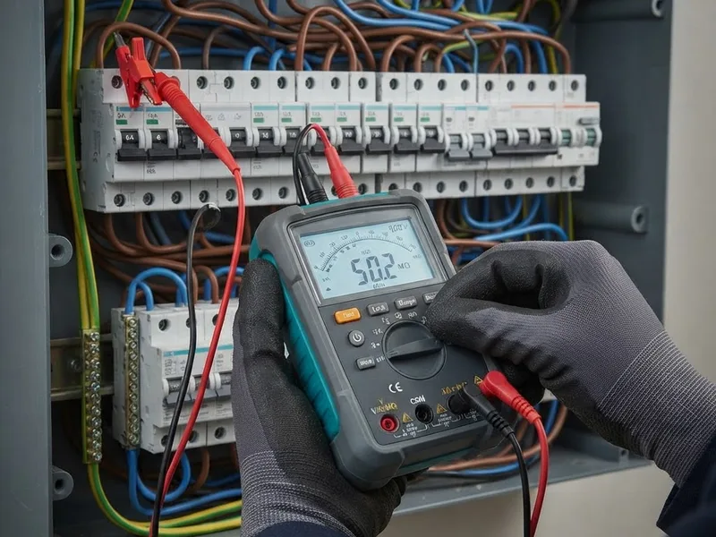 Inspección de instalación eléctrica de baja tensión