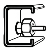 Accesorios de carril de soportación