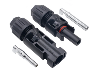 Par de conectores solares fotovoltaicos macho y hembra 1000VDC 30A