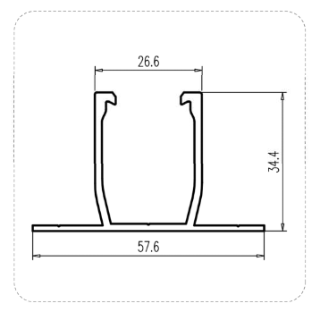 Sieben rail - Mini Rail para Techo Trapezoidal - Imagen 7